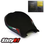 Ducati 848 1098 1198 Seat Cover With Gel 2008-2013 Luimoto Front Suede Carbon. Fixed Price $280.00.