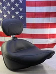 Mustang Harley-davidson 2006-2017 Softail Wide Solo Seat + Removable Backrest. Fixed Price $399.00.