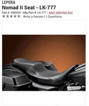 Le Pera Nomad Ii Seat LK-777. Fixed Price $350.00.