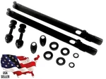 Black Harley Dyna Wide Glide Quick Release Dock 54097-10 Sissy Bars Luggage Rack. Fixed Price $39.98.