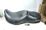 97-07 Harley Road King Oem Sundowner Deep Bucket Seat 2 Up Studded Torn. Fixed Price $200.00.