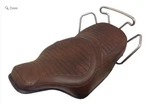 Harley-davidson O.e.m. Comfort Flex Seat 79-84 Brown/grabrail. Fixed Price $199.00.