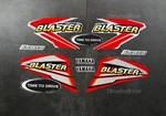 1998 - 1999 Yamaha Blaster 200 Decals Stickers Quad Graphics 8PC Graficos Red. Fixed Price $49.99.