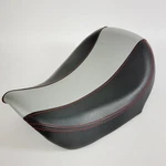 Custom Leather Black, Grey And Red 2006-2017 Harley Dyna Solo Seat 53077-06. Fixed Price $250.14.