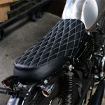 Black Motorcycle Cafe Racer Seat Flat Brat Saddle For Yamaha Honda Harley. Fixed Price $49.09.