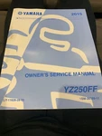 Yamaha Owners Service Manual YZ250FF 2015 1SM-28199-11. Fixed Price $26.84.