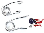Pair Of Chrome 2" Torsion Solo Seat Springs For Harley Custom Chopper Bobber 3". Fixed Price $18.97.