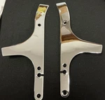Harley Davidson Chrome Sissybar Side Plates 53559-81A. Fixed Price $95.00.
