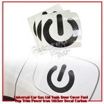Fit For Honda Civic Side Fuel Cap Cover Power Icon Sticker Matte Carbon Texture. Fixed Price $15.52.