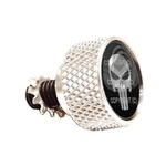 Silver - Billet Aluminum Lg Knurled Seat Bolt For Harley P Skull. Fixed Price $13.95.