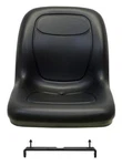 Milsco XB180 Black Seat With Bracket Fits LT160 LT180 OEM#AM131157. Fixed Price $149.99.