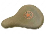 Harley Bobber & Chopper Military Green Canvas Solo Seat With Texas Star. Fixed Price $115.50.