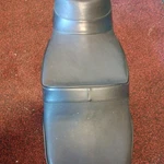 Corbin Custom Motorcycle Black Leather Seat, Kawasaki Gpz. Fixed Price $200.00.