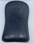 Danny Gray Passenger Seat Pillion For Harley Davidson 4 Speed Cradle Solo Flames. Fixed Price $103.49.