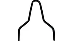 Drag Specialties Black 11"H Round Sissy Bar 1501-0778. Fixed Price $149.02.