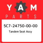 5C7-24750-00-00 Yamaha Tandem Seat Assy 5C7247500000, New Genuine Oem Part. Fixed Price $353.36.