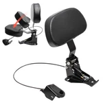 Adjustable Rider Sissy Bar Backrest Pad + Mounting Kit For Harley Touring 09-UP. Fixed Price $49.99.
