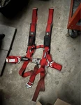 Pro Armor Red Racing Harnesses 4 Point Camber Latch Safety 2 Pack. Fixed Price $160.00.
