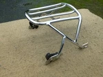 Oem Harley Davidson Dyna Q.d.chrome Luggage Rack 53511-05A Solo Seat Only. Fixed Price $89.00.