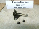Yamaha Razz Jog Riva SH50 1987-95 Stock Seat Latch & Bolts 1YU-2474F-00-00. Fixed Price $22.00.