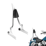 23" Chrome Backrest Sissy Bar Pad For Harley Softail Standard Deluxe Flstn Flstf. Fixed Price $169.99.