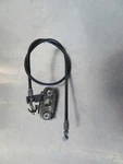 EB324 2012 Triumph 675 Street Triple Seat Release Latch With Cables. Fixed Price $24.99.