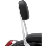 Cobra Square Standard 17" Chrome Sissy Bar Passenger Backrest (02-5345). Fixed Price $370.05.