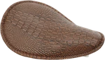 Drag Specialties Brown Gator Small Low-profile Spring Solo Seat 0806-0096. Fixed Price $182.95.