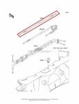New Oem Kawasaki Ninja ZX-14R Seat Lock Latch Cable. Fixed Price $29.95.
