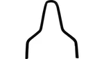 Drag Specialties 1501-0778 Round Tappered Sissy Bars 11 In. Gloss Black. Fixed Price $180.78.