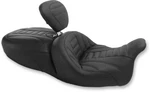 Mustang Black Vintage One Piece 2-UP Touring Seat Harley Freewheeler Flrt 15-20. Fixed Price $1034.55.