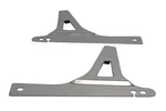 Chrome Sissy Bar Side Plates For Passenger Backrest Harley Fxd Dyna 06-17. Fixed Price $119.95.