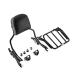 For Harley 2018-2025 Fat Bob Upright Sissy Bar Backrest Pad Luggage Rack Docking. Fixed Price $98.99.