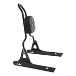 Black Passenger Detachable Backrest Sissy Bar Pad Fit For Harley Dyna 2006-2017. Fixed Price $64.50.