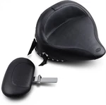 Mustang 79104 Wide Solo Seat With Backrest Studded W/concho Softail 1984-1999. Fixed Price $643.50.