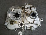 Honda C100, CA100, CA105, Left Crankcase Half #11200-001-220. Fixed Price $75.00.