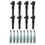 Bosch Ignition Coil Ngk Laser Platinum Spark Plug Kit For Deville Mustang V8. Fixed Price $314.95.