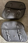 Viking 2000-2017 Softail Harley Bolt On Leather Saddle Bags. Fixed Price $80.00.