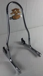 Harley Softail Springer Fat Boy Deluxe Sissy Bar Backrest Gold Eagle 53618-05. Fixed Price $141.08.
