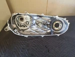 Honda 2002-2007 Silver Right Swingarm Transmission Case. Fixed Price $100.00.