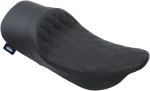 Drag Specialties Seats Low Profile Solo - Forward Double Diamond Fl. Fixed Price $311.99.