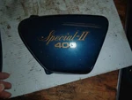 Yamaha Xs 400 Ii Special Right Side Cover Panel Blue. Fixed Price $44.99.