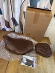 Mustang Wide Tripper Solo Seat Brown 76720 08-21 Harley Touring Passenger Pad. Fixed Price $495.00.