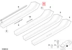 Genuine Bmw Z3 1.8 1.9 2.0 2.2I 2.5I Cover Entrance Right 51478399664. Fixed Price $339.32.