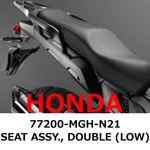 New Honda Genuine 2016-2017 VFR1200X Seat Assy., Double (low) 77200-MGH-N21. Fixed Price $525.99.