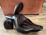 Corbin Classic Solo Heated Seat W/driver & Sissy Bar Backrest Pillion Pad. Fixed Price $499.99.