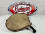 Cushman Barrel Spring Eagle Seat And Cover, Beige W/ Red Trim 1950-54. Fixed Price $175.00.