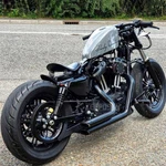 Motorcycle Solo Seat Saddle With Spring Base For Harley Sportster Xl 1200 883 48. Fixed Price $69.72.