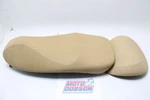 Aprilia Scarabeo Tan Beige Brown Seat Trunk Backrest Pad. Fixed Price $140.00.