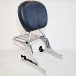 Oem Harley-davidson 2006-2017 Softail Chrome Backrest Sissybar Luggage Rack Pad. Fixed Price $199.99.